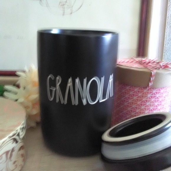 BNIB RAE DUNN GRANOLA Ceramic Canister - Picture 5 of 8